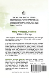 Many Witnesses, One Lord