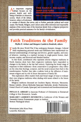Faith Traditions and the Family Faith Traditions and the Family