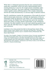 Democratization and the Media Democratization and the Media