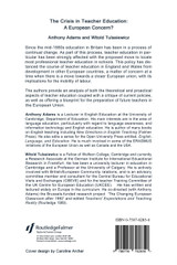 The The Crisis In Teacher Education
