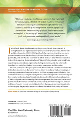 Chaucer, Gower, and the Affect of Invention Chaucer, Gower, and the Affect of Invention