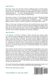 Secondary Metabolism and Differentiation in Fungi Secondary Metabolism and Differentiation in Fungi