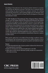 CRC Handbook of Thermodynamic Data of Aqueous Polymer Solutions