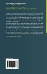 Optimization Based Data Mining