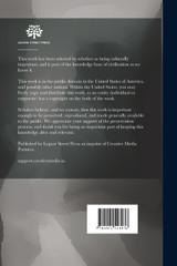 Chronicles Of A Pioneer School From 1792 To 1833