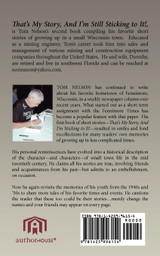 That's My Story, And I'm Still Sticking to It!