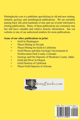 Placer Gold Deposits of Utah Placer Gold Deposits of Utah