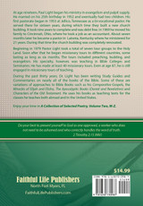 A Collection of Selected Poetry, Volume Two M-Z