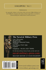 Gallipoli Vol 1. Appendices. Official History of the Great War Other Theatres Gallipoli Vol 1. Appendices. Official History of the Great War Other Theatres