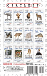 Circle It, Lion Facts, Word Search, Puzzle Book