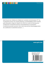 DDR-Geschichtskultur. Die Entstehungsgeschichte des sozialistischen Geschichtsbewusstseins DDR-Geschichtskultur. Die Entstehungsgeschichte des sozialistischen Geschichtsbewusstseins