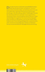 Globalgeschichten der deutschen Literatur Globalgeschichten der deutschen Literatur