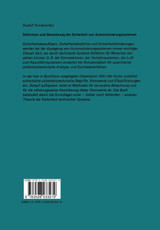 Definition und Berechnung der Sicherheit von Automatisierungssystemen