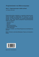 Programmierprinzipien in BASIC und Pascal