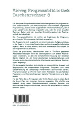 Maschinenbau (Ti-58/59, HP-41 C, Fx-502/602 P)