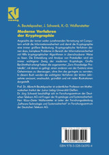 Moderne Verfahren Der Kryptographie