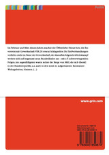 Der Beitrag privater Interessenregierungen zu sozialer Ordnung am Beispiel von Gewerkschaften