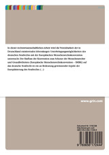 Möglichkeiten lebenslanger Unterbringung nach der Europäischen Menschenrechtskonvention Möglichkeiten lebenslanger Unterbringung nach der Europäischen Menschenrechtskonvention