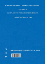 Friedrich Schillers Gedichte. Ausgewählte Werke II Friedrich Schillers Gedichte. Ausgewählte Werke II