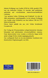 Aus meinem Leben - Dichtung und Wahrheit Aus meinem Leben - Dichtung und Wahrheit