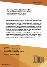 Das Schuldenmanagement in Europa und die Entstehung von Finanzkrisen