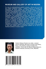MUSEUM AND GALLERY OF ART IN NIGERIA MUSEUM AND GALLERY OF ART IN NIGERIA