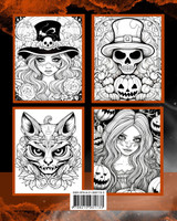 Halloween Coloring Book for Adults and Teens Halloween Coloring Book for Adults and Teens