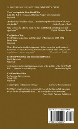 The First World War and British Military History