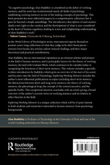 Exploring Working Memory