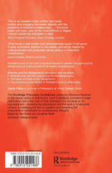 Routledge Philosophy GuideBook to Aristotle and the Metaphysics Routledge Philosophy GuideBook to Aristotle and the Metaphysics