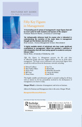 Fifty Key Figures in Management Fifty Key Figures in Management
