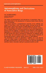 Automorphisms and Derivations of Associative Rings
