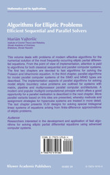 Algorithms for Elliptic Problems