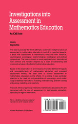 Investigations into Assessment in Mathematics Education