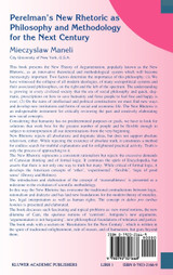 Perelman S New Rhetoric as Philosophy and Methodology for the Next Century