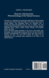 Ideas for a Hermeneutic Phenomenology of the Natural Sciences