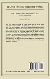 Early Writings in the Philosophy of Logic and Mathematics