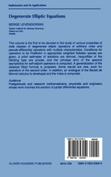 Degenerate Elliptic Equations