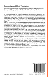 Immunology and Blood Transfusion