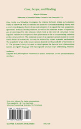 Case, Scope, and Binding