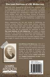 The Lost Outlines of J.W. McGarvey