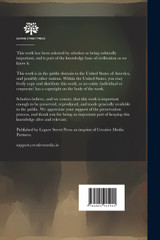 Geburt und Wiedergeburt, Zweites Bändchen