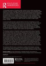 The Routledge Handbook of Hospitality Studies