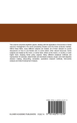 Recent Accomplishments in Applied Forest Economics Research Recent Accomplishments in Applied Forest Economics Research