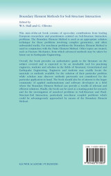 Boundary Element Methods for Soil-Structure Interaction