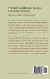 Practical Foundations of Business System Specifications