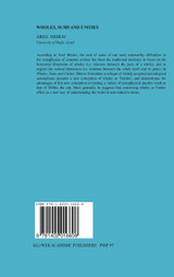 Wholes, Sums and Unities