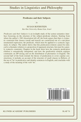 Predicates and Their Subjects