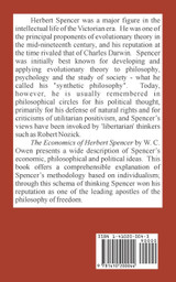 Economics of Herbert Spencer, The Economics of Herbert Spencer, The