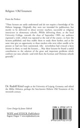 The Scientific Study of the Old Testament The Scientific Study of the Old Testament